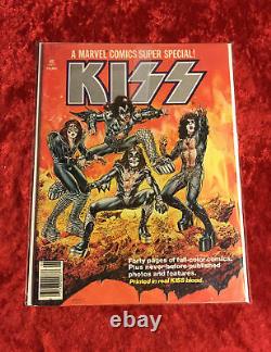 KISS MARVEL COMICS SUPER SPECIAL #1 Blood Comic 1977! Nice! Complete