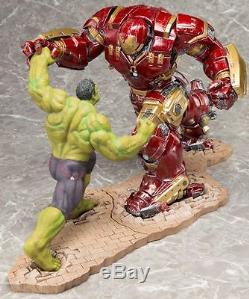 KotoBukiya Avengers Age Of Ultron Hulk & Hulkbuster Iron Man 2 Pc ARTFX+ Statue