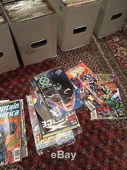 LARGE LOT OF APPROX 1000 Mixed Assorted Comics Comic Book Collection