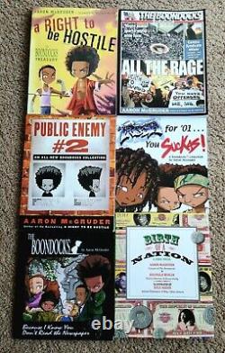 LOT Aaron McGruder Books The Boondocks Birth of a Nation Six Total Books