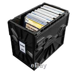LOT OF 5 BCW Graded CGC Comic Book Storage Box Bin Plastic Heavy Duty Stackable