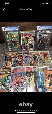 Large Key Comic Book Lot Avengers 196, secret avengers