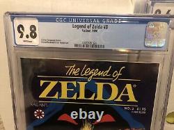 Legend of Zelda 3 CGC 9.8 NES Nintendo Comics Low POP RARE Valiant 1990 1st
