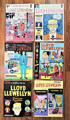 Lloyd Llewellyn #1 through #6 1st Printings clean! Daniel Clowes Fantagraphics