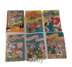 Looney Tunes and Merrie Melodies Lot of 6 Dell Comics GD/VG-VG/FN