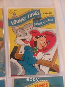 Looney Tunes and Merrie Melodies Lot of 6 Dell Comics GD/VG-VG/FN