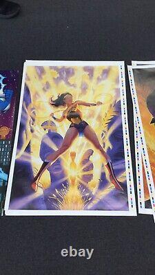 Lot Collection Of 75 Assorted Posters Comic Book Sports Models Entertainment