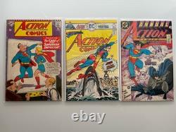 Lot Of 10 Comics Action Comics Jimmy Olsen Superboy Silver Age DC