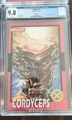 Lot Of 4 X-MEN #10, 11, 15 And 19 Trading Card Variant CGC 9.8 MARVEL Comics