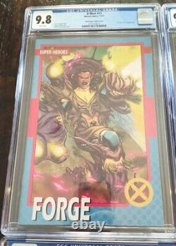 Lot Of 4 X-MEN #10, 11, 15 And 19 Trading Card Variant CGC 9.8 MARVEL Comics