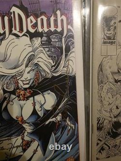 Lot of 18 Singed Comics From Batman To Lady Death To Transformers. LOA Included