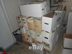 Lot of 50 Comic Book Longboxes Independent Closeout Over 15000 Comic Books WOW