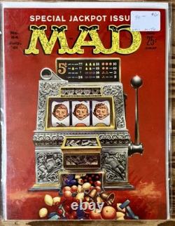 MAD Comic Lot #60 #64 Vintage 1961 EC Comics Collection (5) NM/VF Condition