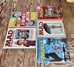 MAD Comic Lot #60 #64 Vintage 1961 EC Comics Collection (5) NM/VF Condition