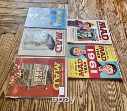 MAD Comic Lot #60 #64 Vintage 1961 EC Comics Collection (5) NM/VF Condition MAD Comic Lot #60 #64 Vintage 1961 EC Comics Collection (5) NM/VF Condition
