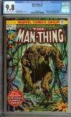 MAN-THING #1 CGC 9.8 OWithWH PAGES