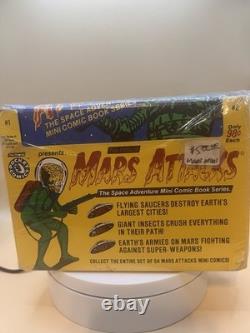 MARS ATTACKS Mini Comic Book Series 1 & 2! 2 Complete Boxes #1-4 25 ea SEALED