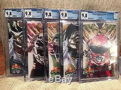 MIGHTY MORPHIN POWER RANGERS #0 #5 #9 VARIANT'S ALL CGC 9.8 ComicsPro SDCC White