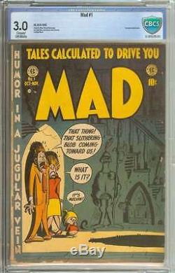 Mad Magazine #1 Cbcs 3.0 Cr/ow Pages