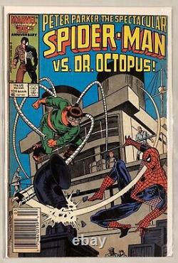 Marvel Comic Book Peter Parker Spectacular Spider-man Dr Octopus 1985 March #124