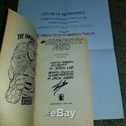 Marvel Comic Fantastic 4 1 NM Signed Stan Lee Jack Kirby Silverage 1965 key book