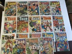 Marvel Comic Lot Thor Comic Lot of 18 Comics LIST IN DESCRIPTION