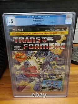 Marvel Comics The Transformers No. 1 UK Comic 1984