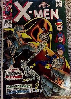 Marvel Comics The X-Men #1 #3 #4 #5 #6 #7 & #33 Silver Age with First Issue