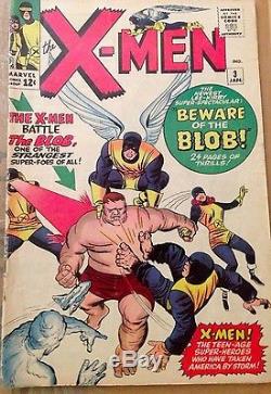 Marvel Comics The X-Men #1 #3 #4 #5 #6 #7 & #33 Silver Age with First Issue