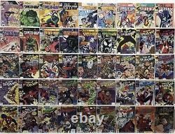 Marvel Comics Web Of Spiderman Comic Book Lot Of 45