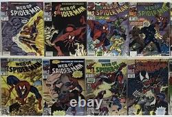 Marvel Comics Web Of Spiderman Comic Book Lot Of 45