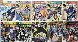 Marvel Comics Web Of Spiderman Comic Book Lot Of 45