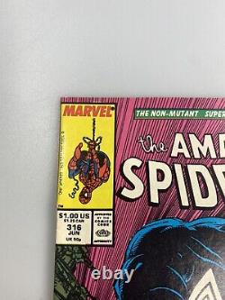 Marvel Comics the Amazing Spider-Man Venom Is back #316 Jun 1989 Mcfarlane 9.4