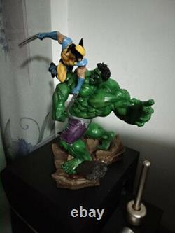 Marvel Hulk vs. Wolverine 14'' Maquette Statue Figure Collectible Toys In Stock