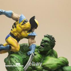 Marvel Hulk vs. Wolverine 14'' Maquette Statue Figure Collectible Toys In Stock