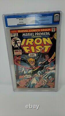 Marvel Premiere #15 CGC 8.0 Marvel Comics 1st Appearance Iron Fist