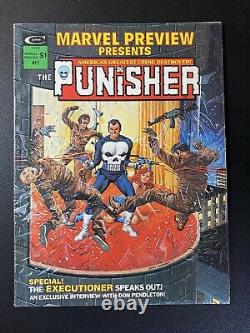 Marvel Preview #2 Origin of the Punisher 1st Appearance of Dominic Fortune 1975