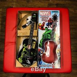 Marvel STAN LEE Signed HULK Half Acoustic Guitar Collectors Collectable USA UK