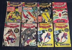 Marvel Silver Age Lot- Fantastic Four #45 #48 X-men #3 #8 Amazing Spider-man #31