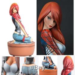 Marvel Spider-Man Girlfriend Mary Jane Resin Statue Holiday Birthday Gifts