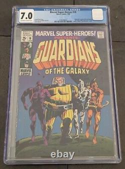 Marvel Super-Heroes #18 cgc7.0(1st App Of The Guardians Of The Galaxy)