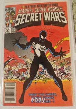 Marvel Super Heroes Secret Wars #3-12 Comic Lot Includes #8 Black Suit