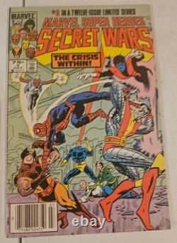 Marvel Super Heroes Secret Wars #3-12 Comic Lot Includes #8 Black Suit