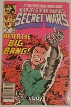 Marvel Super Heroes Secret Wars #3-12 Comic Lot Includes #8 Black Suit