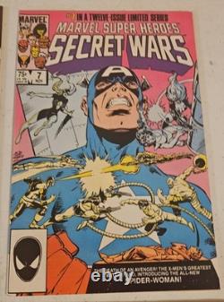 Marvel Super Heroes Secret Wars #3-12 Comic Lot Includes #8 Black Suit