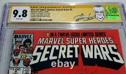 Marvel Super Heroes Secret Wars #8 CGC SS 9.8 STAN LEE Double CVR Canada Variant