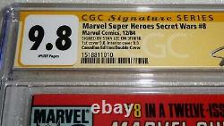 Marvel Super Heroes Secret Wars #8 CGC SS 9.8 STAN LEE Double CVR Canada Variant