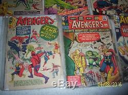 Marvel The Advengers (10) Silver Age Comic Books 1960''s #1 Vintage