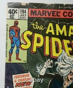 Marvel The Amazing Spider-Man #194 1st Appearance of The Black Cat! See Pics