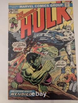 Marvel comics incredible hulk #180 Fine. Key issue. 1st cameo of wolverine